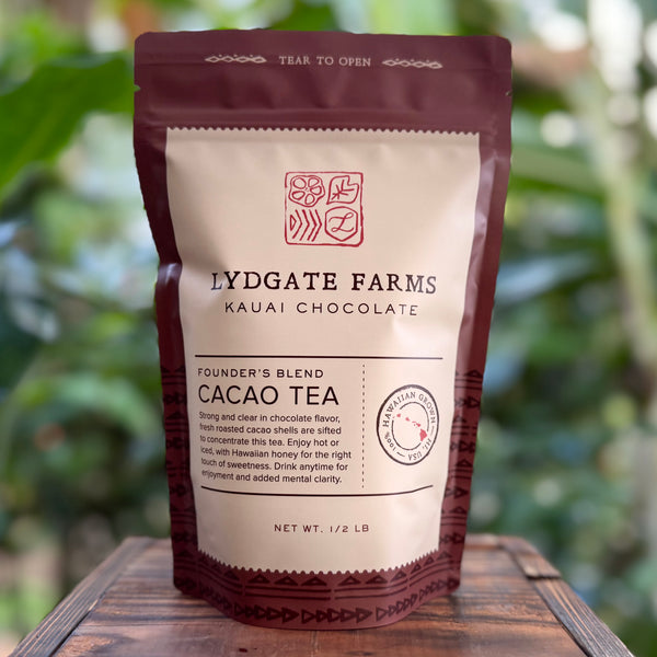 Founder's Blend Cacao Tea (formerly Brewing Chocolate) – Lydgate Farms